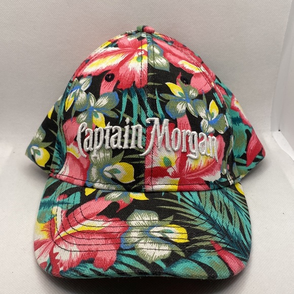 Captain Morgan Rum Floral Hawaiian Tropical Liquor Alcohol Baseball Truc… - Picture 7 of 10
